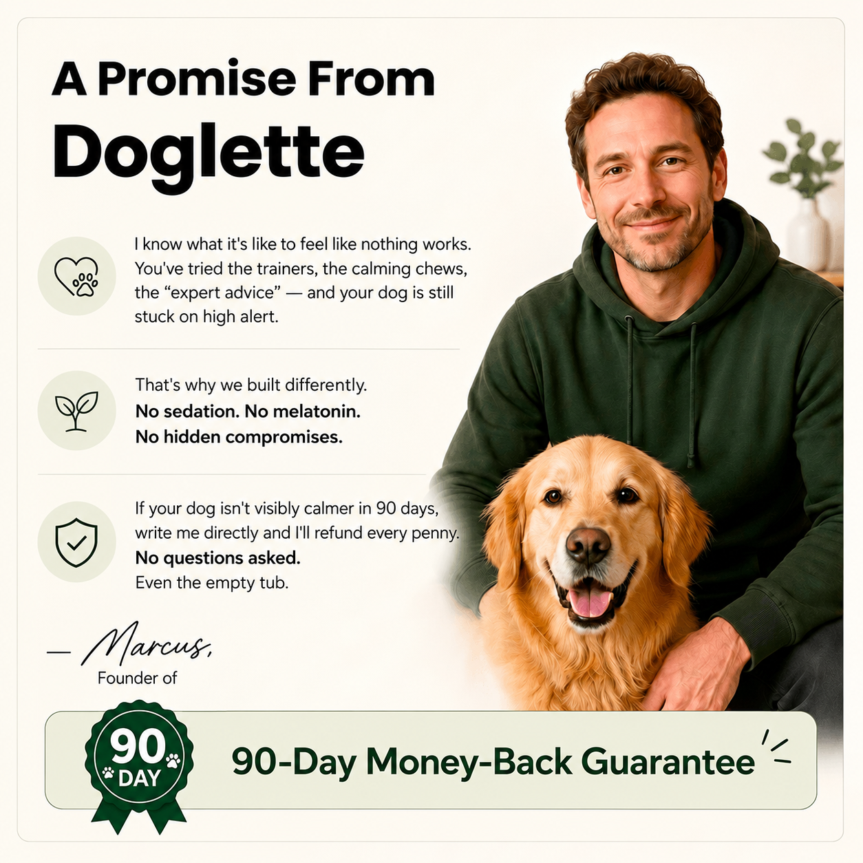 120 Doglette Calming Chews